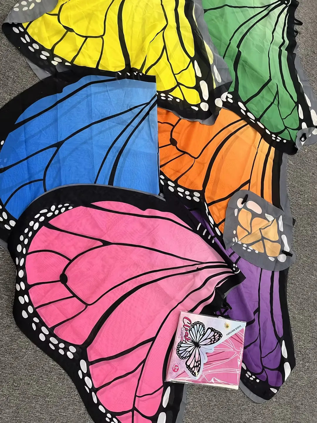Toddler-Kids Butterfly-Wings-Costume Role Play Toy for Girls Boys ,Festival Party Outdoor Activities,Dress-Up Halloween Gifts