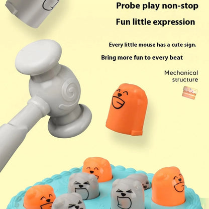Whack-A-Mole Game Cake Shape | Whack Mole Game for Toddler | Toy for 3 Years Old & Up | Whack-A-Mole Hammering Pounding Toy