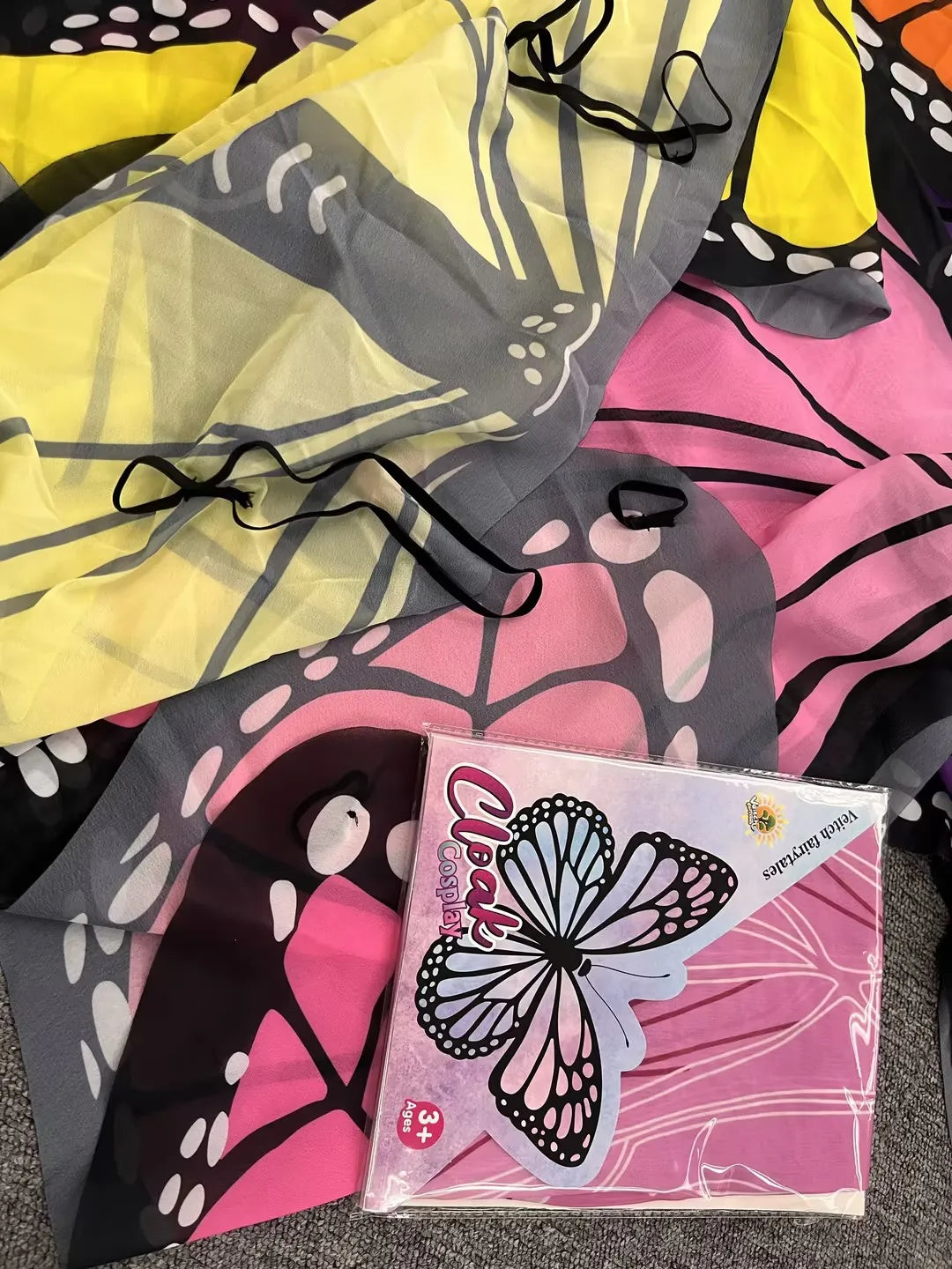 Toddler-Kids Butterfly-Wings-Costume Role Play Toy for Girls Boys ,Festival Party Outdoor Activities,Dress-Up Halloween Gifts