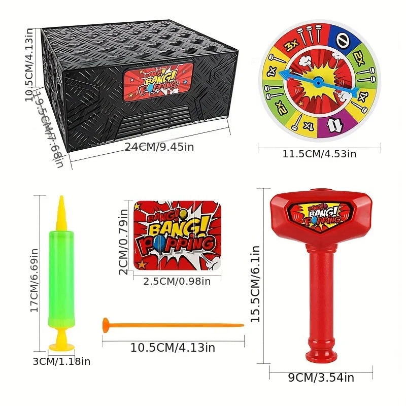 Multiplayer Balloon Explosion  Board Game Funny Toy for Festivals and Parties - Fun and Interactive Easter Gift,boy&girl match