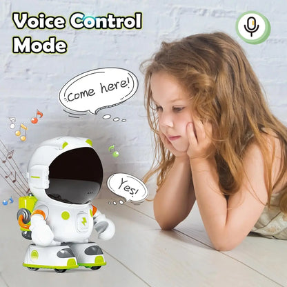 Interactive Smart Robot Toy for, Rechargeable Talking Toy with Touch Sense, Voice Control, Record, Dance & Sing, Birthday Gift