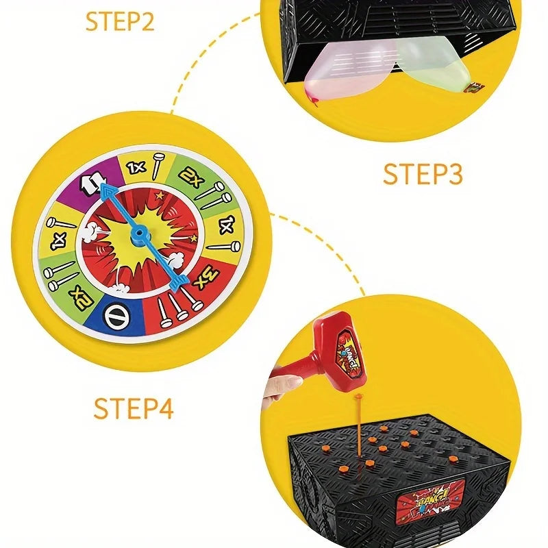 Multiplayer Balloon Explosion  Board Game Funny Toy for Festivals and Parties - Fun and Interactive Easter Gift,boy&girl match