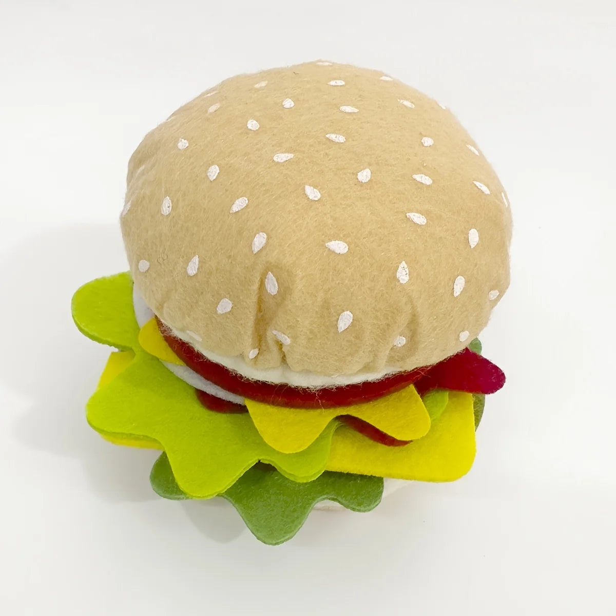 Felt Food Hamburger Sandwich Game Food Set (28 Pieces) Christmas Halloween gift Christmas, Halloween, Thanksgiving Gift