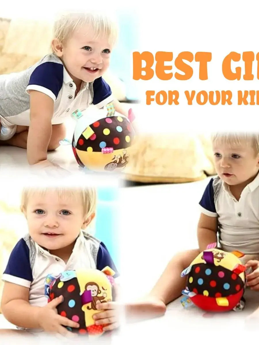 Sensory Ball Baby Toy, Musical Plush Soccer Ball for Toddler,Learning Sensory Interactive Stuffer toy,birthday gift