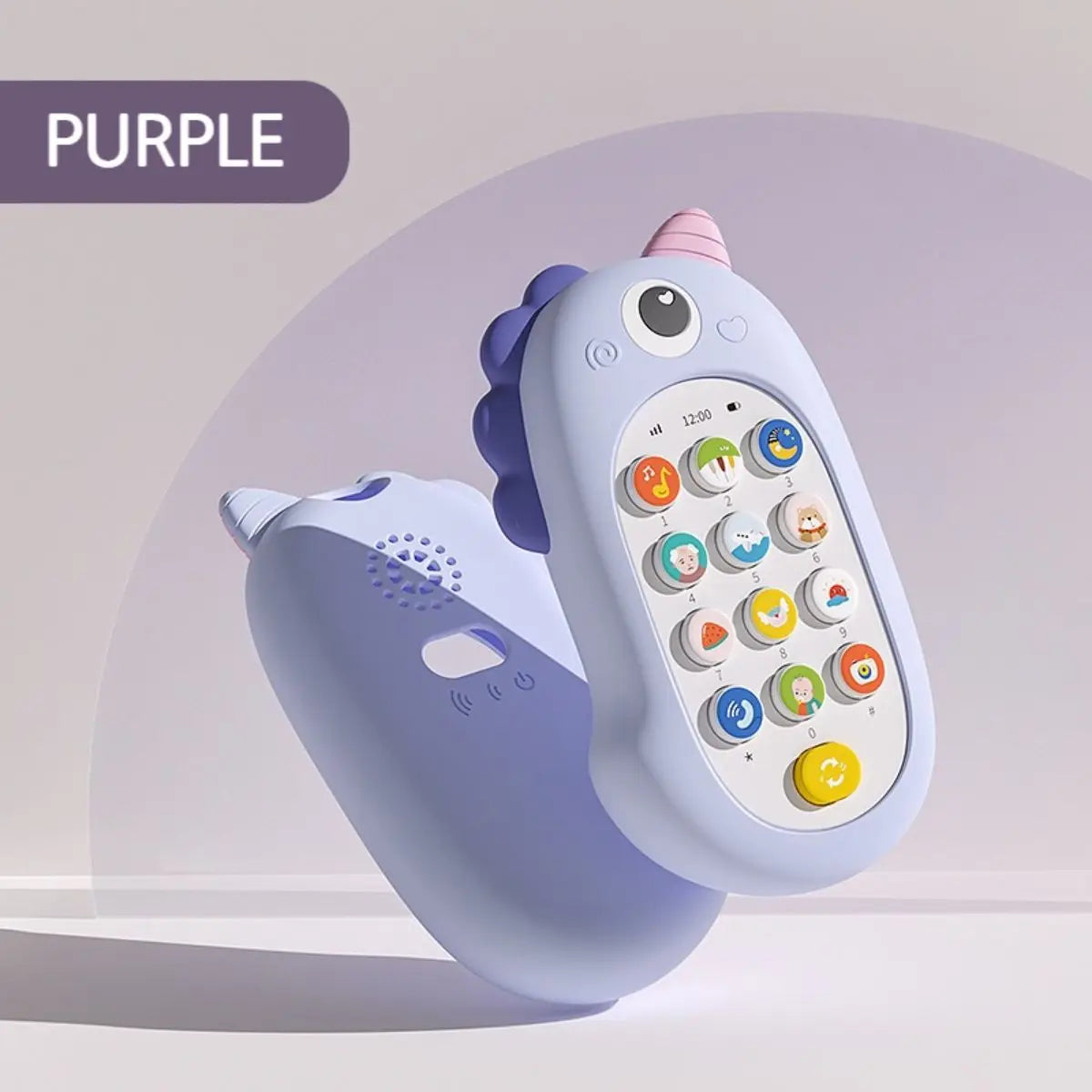 Unicorn Silicone Musical Baby Phone Toy for Toddlers 1-3, 13 Functions, 6-12M Babies, Educational Learning Developmental gift