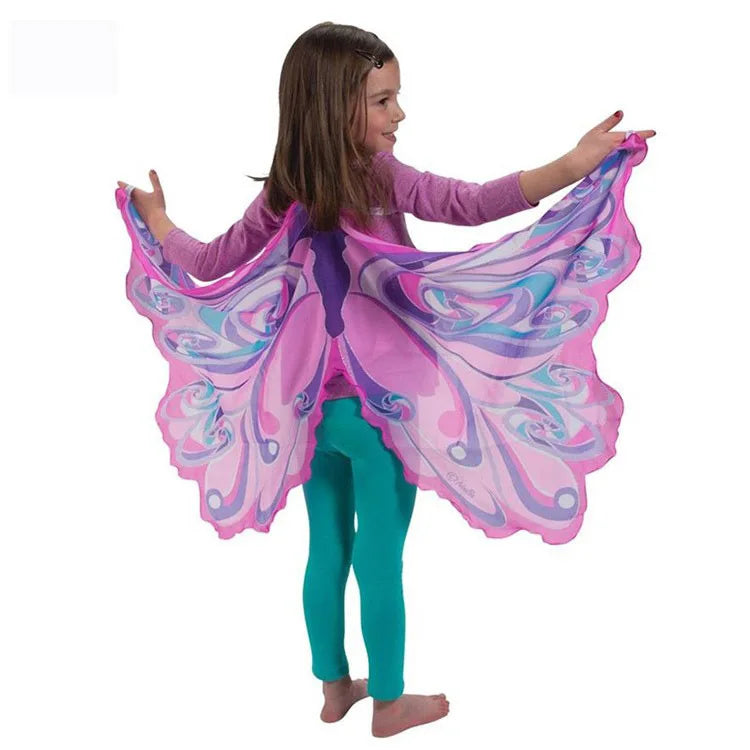 Toddler-Kids Butterfly-Wings-Costume Role Play Toy for Girls Boys ,Festival Party Outdoor Activities,Dress-Up Halloween Gifts