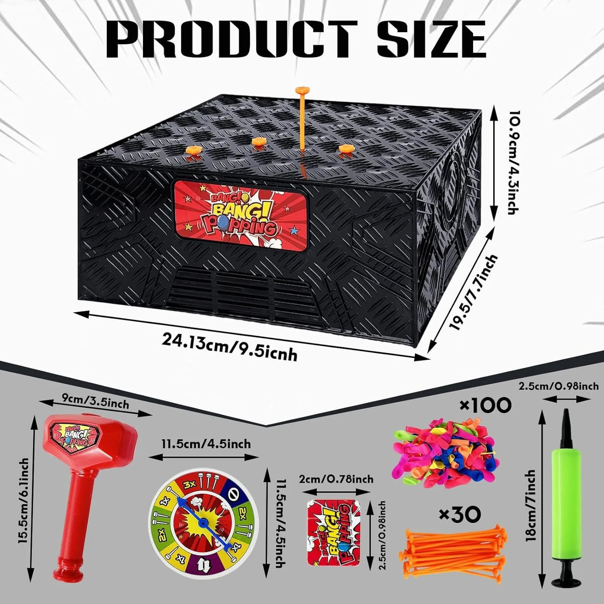 Multiplayer Balloon Explosion  Board Game Funny Toy for Festivals and Parties - Fun and Interactive Easter Gift,boy&girl match