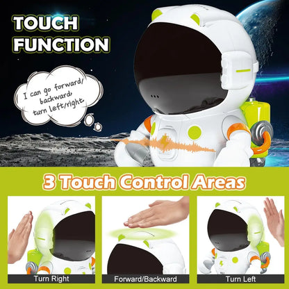 Interactive Smart Robot Toy for, Rechargeable Talking Toy with Touch Sense, Voice Control, Record, Dance & Sing, Birthday Gift