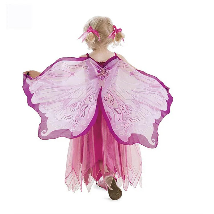 Toddler-Kids Butterfly-Wings-Costume Role Play Toy for Girls Boys ,Festival Party Outdoor Activities,Dress-Up Halloween Gifts