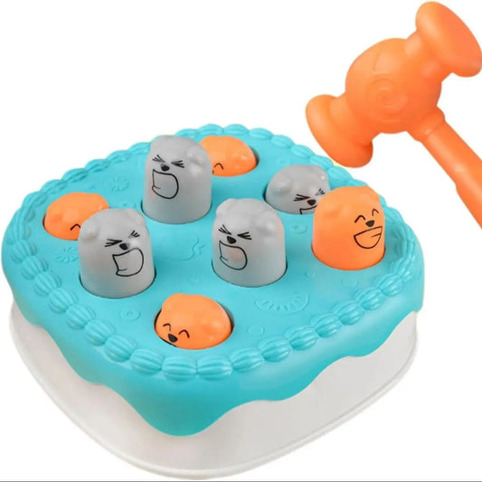 Whack-A-Mole Game Cake Shape | Whack Mole Game for Toddler | Toy for 3 Years Old & Up | Whack-A-Mole Hammering Pounding Toy