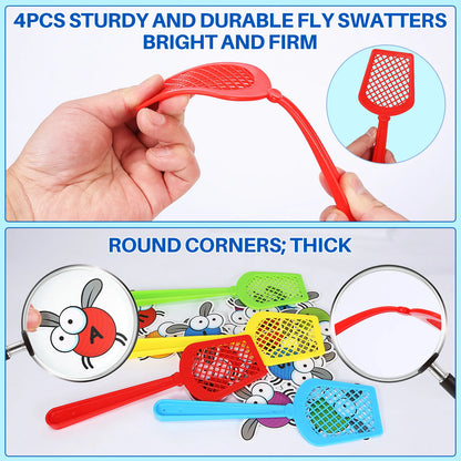 Kids Educational Fly Swatter Alphabet Game-Learning Flash Card Toy for Preschool Toddlers,Boost Focus & Brain Development Gift