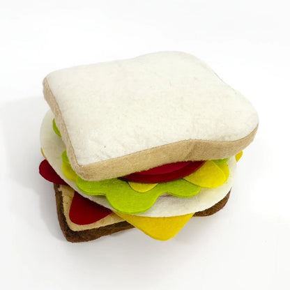 Felt Food Hamburger Sandwich Game Food Set (28 Pieces) Christmas Halloween gift Christmas, Halloween, Thanksgiving Gift