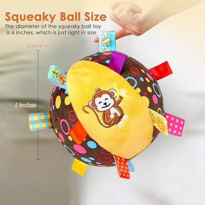 Sensory Ball Baby Toy, Musical Plush Soccer Ball for Toddler,Learning Sensory Interactive Stuffer toy,birthday gift
