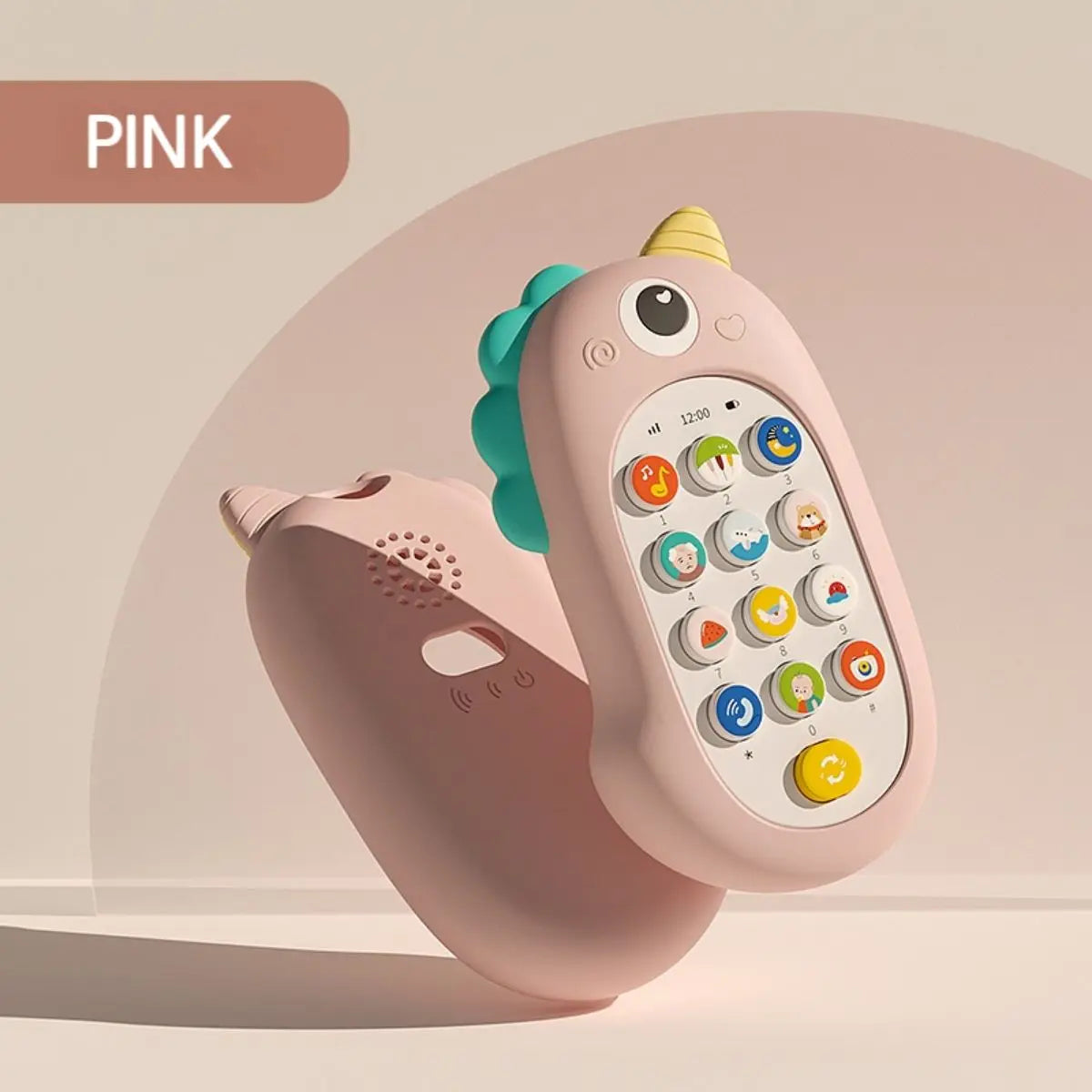 Unicorn Silicone Musical Baby Phone Toy for Toddlers 1-3, 13 Functions, 6-12M Babies, Educational Learning Developmental gift