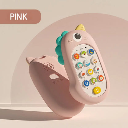 Unicorn Silicone Musical Baby Phone Toy for Toddlers 1-3, 13 Functions, 6-12M Babies, Educational Learning Developmental gift
