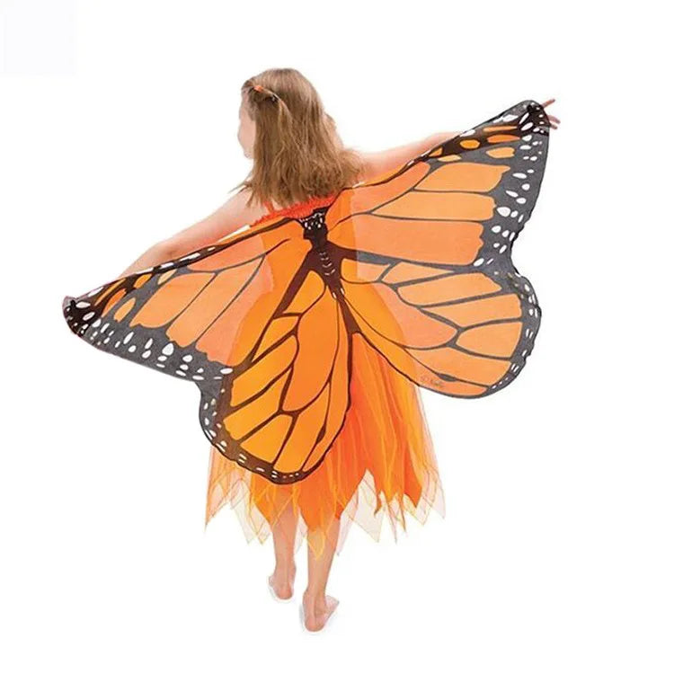 Toddler-Kids Butterfly-Wings-Costume Role Play Toy for Girls Boys ,Festival Party Outdoor Activities,Dress-Up Halloween Gifts