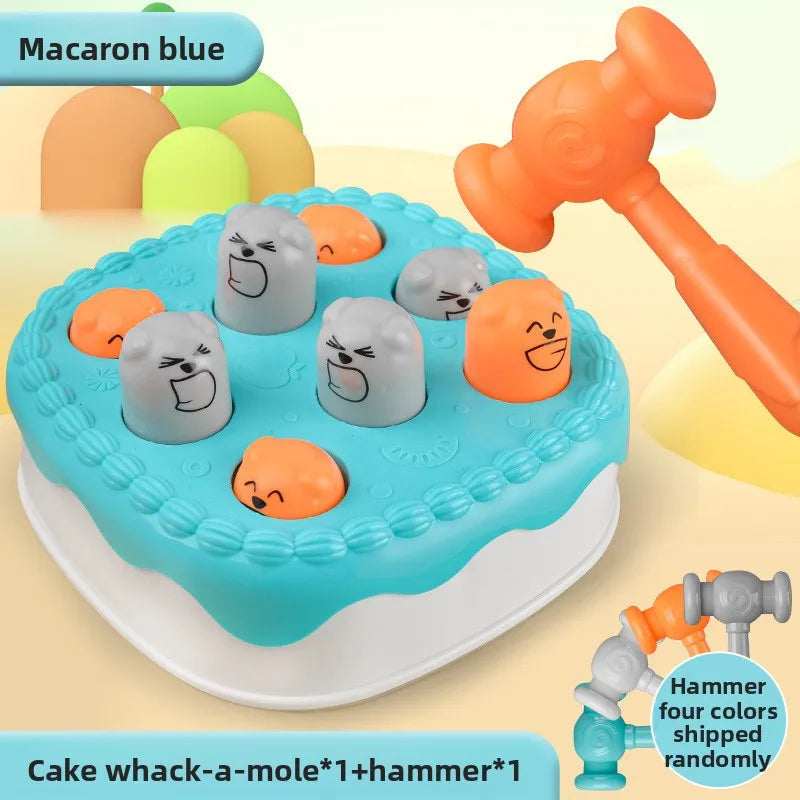 Whack-A-Mole Game Cake Shape | Whack Mole Game for Toddler | Toy for 3 Years Old & Up | Whack-A-Mole Hammering Pounding Toy