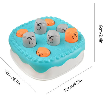 Whack-A-Mole Game Cake Shape | Whack Mole Game for Toddler | Toy for 3 Years Old & Up | Whack-A-Mole Hammering Pounding Toy