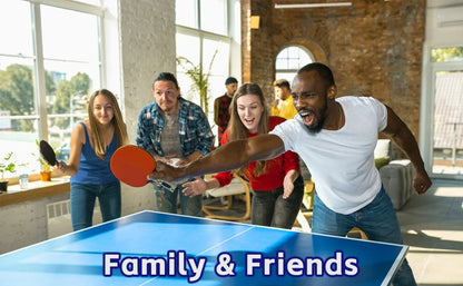 Ping Pong Paddle Set, Portable Table Tennis Set with Retractable Net & Carry Bag,40+ Pingpong Balls Indoor/Outdoor Games，gift